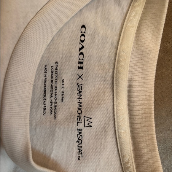 Coach Basqiat t shirt. Small mark on front as seen in the second image. - Picture 3 of 3
